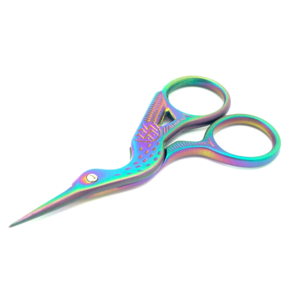 Rainbow Stork Mini Scissors for Eyelash Extensions (6)